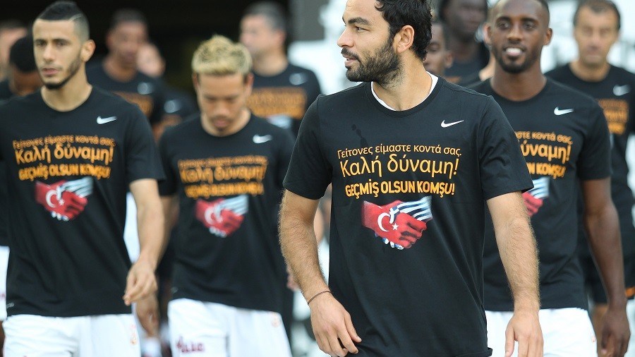 Το συγκινητικό μήνυμα των παικτών της Γαλατά στο ΟΑΚΑ για την τραγωδία στο Μάτι – ΦΩΤΟ