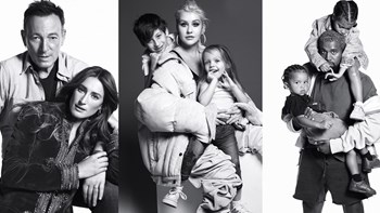 Μαράια Κάρεϊ, Κριστίνα Αγκιλέρα και Κάνιε Γουέστ ποζάρουν με τα παιδιά τους – ΦΩΤΟ