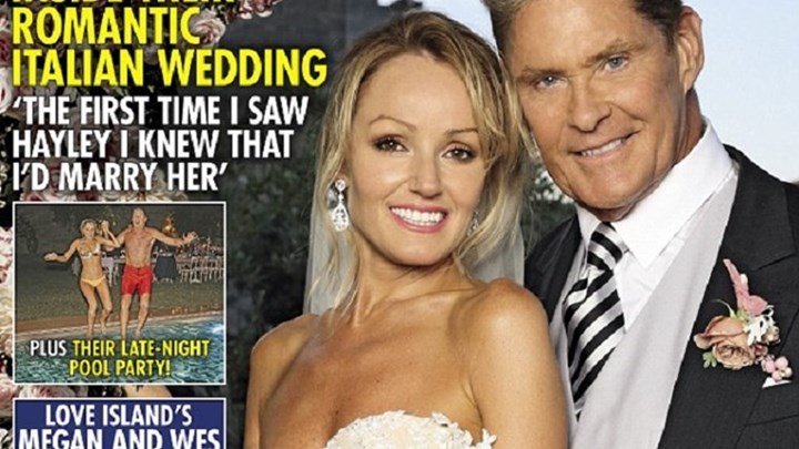 Η πρώτη ΦΩΤΟ από τον λαμπερό γάμο του Ντέιβιντ Χάσελχοφ