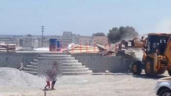 Αντιδράσεις για κατεδάφιση αυθαιρέτου στο Ηράκλειο – ΦΩΤΟ