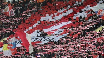 Μπλόκο της αστυνομίας σε οπαδούς της Σπαρτάκ Μόσχας στη Θεσσαλονίκη