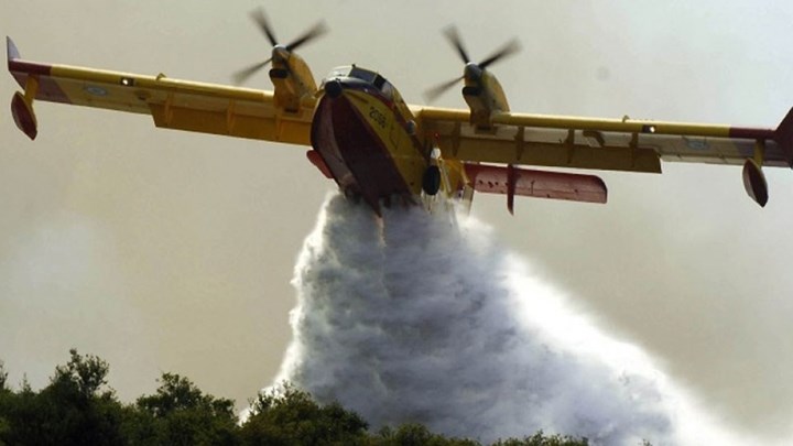 Πυρκαγιά στην Άνδρο – ΤΩΡΑ