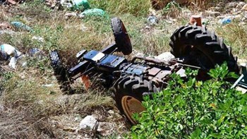 Τραγωδία στις Σέρρες: Βρήκε φρικτό θάνατο όταν καταπλακώθηκε από το τρακτέρ του