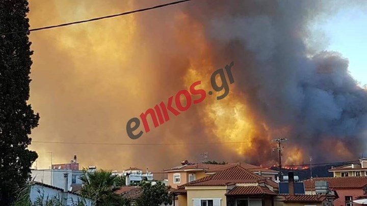 Νέα ΦΩΤΟ αναγνώστη από τη φωτιά στο Κοντοδεσπότι Ευβοίας