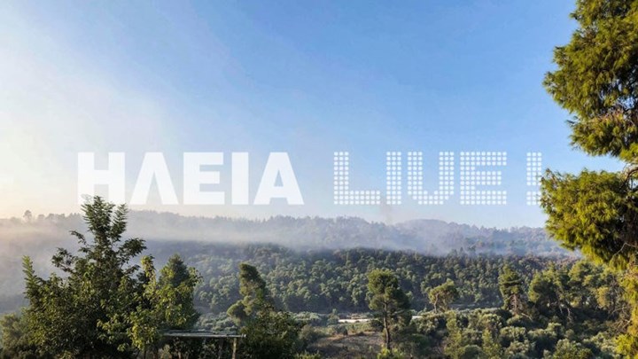 Συνεχίζεται η μάχη με τις φλόγες στην Αμαλιάδα