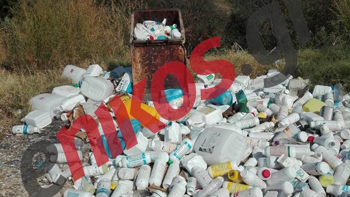 Χωματερή από φυτοφάρμακα στις Σέρρες – ΦΩΤΟ αναγνώστη