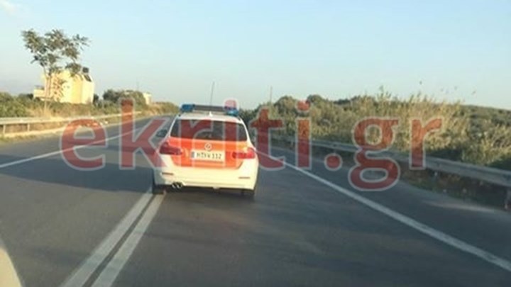 Περιπολικό της γερμανικής αστυνομίας στους δρόμους του Ηρακλείου – ΦΩΤΟ