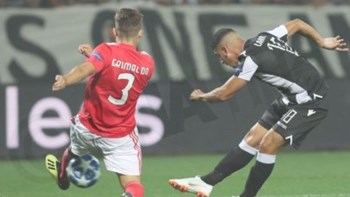 ΠΑΟΚ – Μπενφίκα 1-3 (39′)