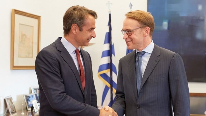 Το σχέδιο της ΝΔ για την ανάπτυξη της οικονομίας παρουσίασε ο Μητσοτάκης στον Βάιντμαν