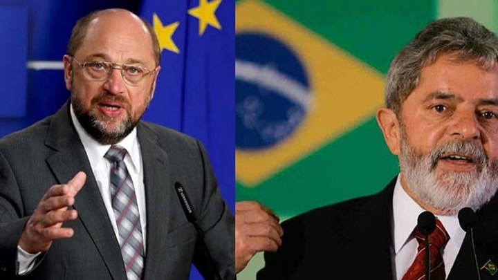 Τον  φυλακισμένο πρώην πρόεδρο της Βραζιλίας Λούλα επισκέφθηκε ο Σουλτς