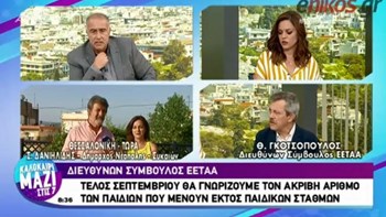 Διευθύνων Σύμβουλος ΕΕΤΑΑ: Τέλος Σεπτεμβρίου θα μάθουμε πόσα παιδιά θα μείνουν εκτός βρεφονηπιακών σταθμών – ΒΙΝΤΕΟ