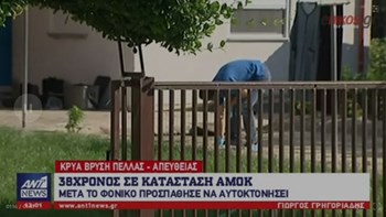 Σοκάρουν τα στοιχεία για την τραγωδία στην Πέλλα-Την πυροβόλησε επειδή τον απέρριψε και σκότωσε τη γιαγιά της