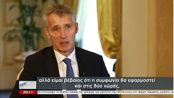 Ο Στόλτενμπεργκ για τη Συμφωνία των Πρεσπών: Είμαι πεπεισμένος ότι θα εφαρμοστεί και στις δύο χώρες – ΒΙΝΤΕΟ