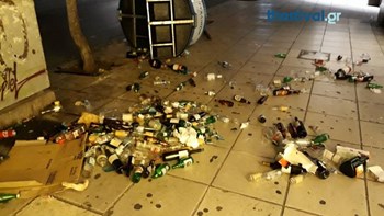 Κουκουλοφόροι τα έκαναν «γυαλιά-καρφιά» σε καφετέριες στην παραλιακή λεωφόρο της Θεσσαλονίκης – ΦΩΤΟ