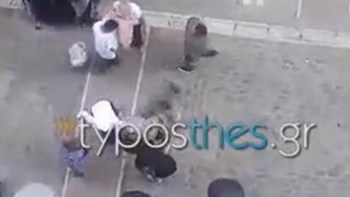 Άγριο ξύλο στο κέντρο της Θεσσαλονίκης – BINTEO