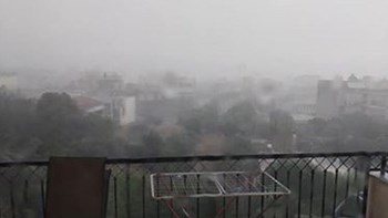 Στα λευκά «ντύθηκε» η Σπάρτη – Έντονη χαλαζόπτωση – ΦΩΤΟ