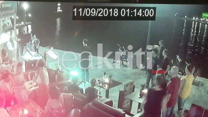 Βίντεο ντοκουμέντο – Οι κάμερες ασφαλείας κατέγραψαν καρέ – καρέ την αιματηρή συμπλοκή στα Χανιά – ΒΙΝΤΕΟ
