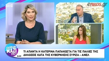 Παπακώστα: Έσχατη λύση η χρήση δακρυγόνων για να μην δούμε να καίγεται το Βελλίδειο- ΒΙΝΤΕΟ