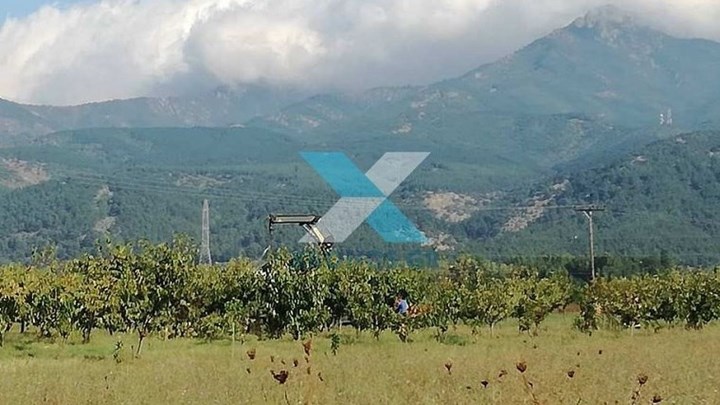 Οι πρώτες εικόνες από το σημείο της πτώσης του μη επανδρωμένου σκάφους του στρατού στη Ροδόπη – ΦΩΤΟ