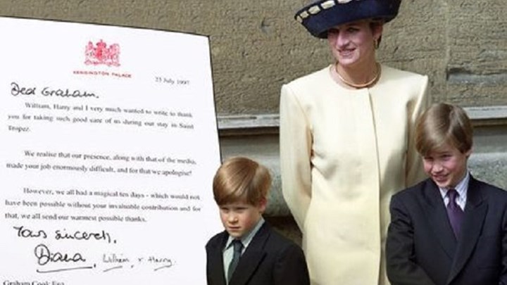 Το μήνυμα της πριγκίπισσας Νταϊάνα στον σωματοφύλακά της έναν μήνα πριν από τον θάνατό της – ΦΩΤΟ