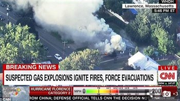 Δεκάδες εκρήξεις σε αγωγούς φυσικού αερίου στην Βοστώνη – Σπίτια τυλίχθηκαν στις φλόγες – ΒΙΝΤΕΟ