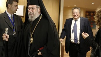 Κοτζιάς για τη συνάντηση με τον Αρχιεπίσκοπο Κύπρου: Συμφωνούμε ότι πρέπει να φύγουν τα κατοχικά στρατεύματα