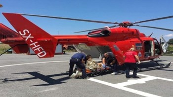 Αεροδιακομιδή 50χρονου που τραυματίστηκε σε τροχαίο