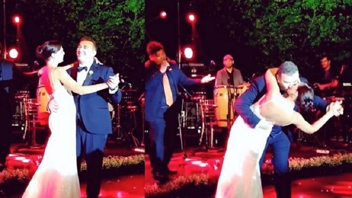 Γάμος Ρέμου – Μπόσνιακ: Ο πρώτος χορός του ζευγαριού – ΒΙΝΤΕΟ