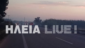 Υπό έλεγχο η φωτιά στην περιοχή των Λεχαινών – Άνοιξε η εθνική οδός Πατρών – Πύργου