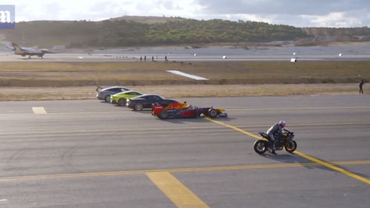 Η κόντρα του αιώνα – F-16, μονοθέσιο της Formula 1, super cars και μοτοσικλέτα στη γραμμή εκκίνησης – Δείτε ποιος κέρδισε – ΒΙΝΤΕΟ