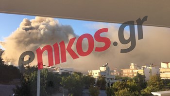 Μεγάλη φωτιά στο Πανεπιστήμιο Κρήτης στο Ηράκλειο – ΦΩΤΟ – ΒΙΝΤΕΟ
