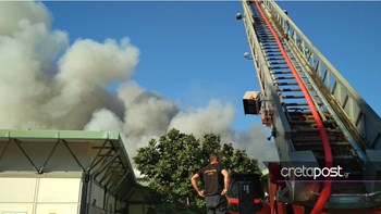 Τι φοβάται η πυροσβεστική για τη φωτιά στο Πανεπιστήμιο Κρήτης