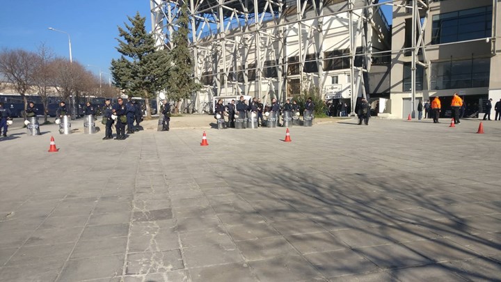 Επεισόδια έξω από την Τούμπα