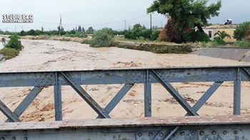 Φούσκωσε ο Ξεριάς στο Άργος – Κίνδυνος να ξεχειλίσει – Εκκενώθηκαν σπίτια – ΦΩΤΟ