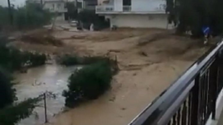 Πλημμύρες στην παραλιακή ζώνη του Κιάτου