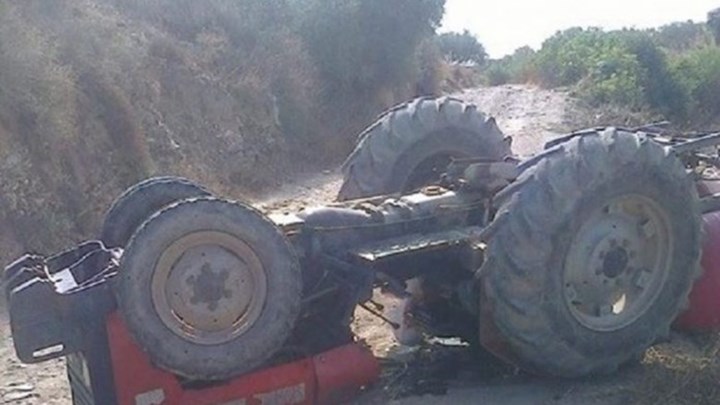 Φρικτό θάνατο βρήκε αγρότης στην Κρήτη – Καταπλακώθηκε από το τρακτέρ του