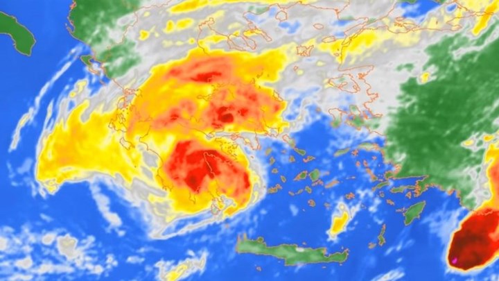 Εντυπωσιακό ΒΙΝΤΕΟ- Η πορεία του μεσογειακού κυκλώνα από το διάστημα
