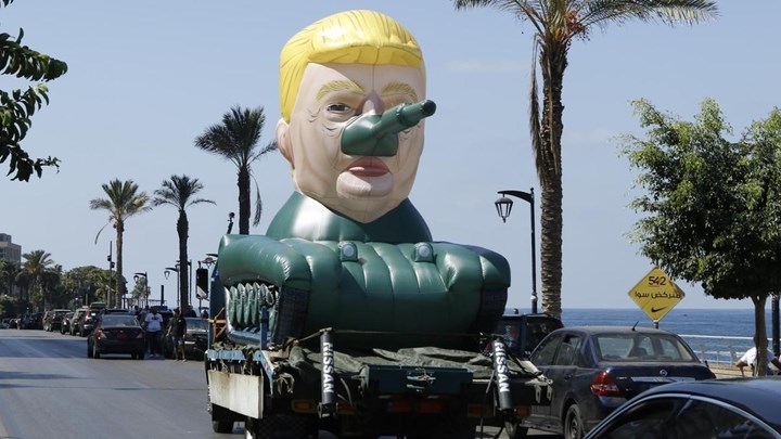 Τεθωρακισμένο με το πρόσωπο του… Τραμπ – ΦΩΤΟ – ΒΙΝΤΕΟ