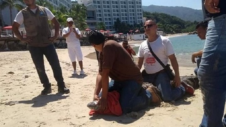 Κροκόδειλος 2,5 μέτρων σκόρπισε τον πανικό σε δημοφιλή παραλία του Μεξικό – ΒΙΝΤΕΟ