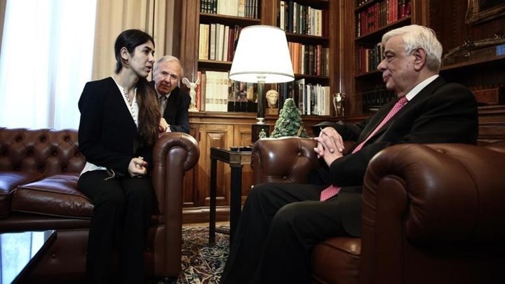 Όταν η Νάντια Μουράντ επισκέφθηκε τον Πρόεδρο της Δημοκρατίας – ΒΙΝΤΕΟ