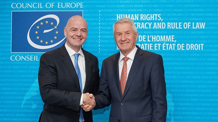 Το Συμβούλιο της Ευρώπης και η FIFA υπέγραψαν Μνημόνιο Συνεργασίας