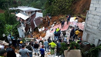 Τουλάχιστον 11 νεκροί και αγνοούμενοι από κατολίσθηση στην Κολομβία