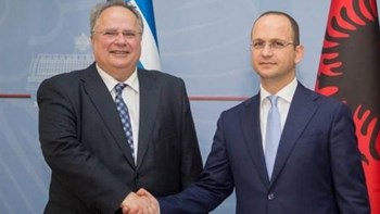 Αλβανός ΥΠΕΞ:  Σε ευχαριστούμε Νίκο Κοτζιά για τη νέα σελίδα συνεργασίας