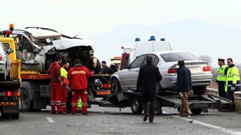 Καραμπόλα έξι αυτοκινήτων στην Ε.Ο. Θεσσαλονίκης – Μουδανιών