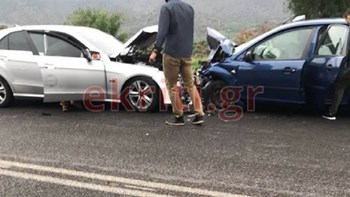 Σοβαρό τροχαίο στην Κρήτη – Πέντε τραυματίες – ΦΩΤΟ