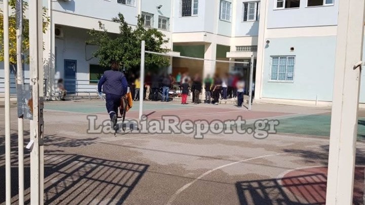 Τραυματισμός μαθητή στη Λαμία – ΦΩΤΟ