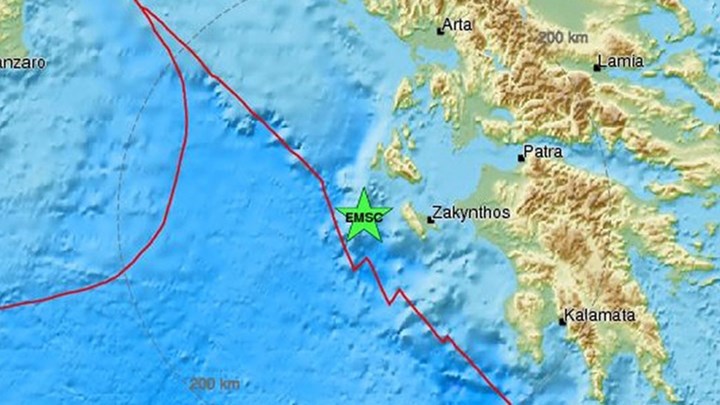 Ο ισχυρός σεισμός στο Ιόνιο έγινε αισθητός στην Ηλεία, την Αχαΐα και την Αιτωλοακαρνανία