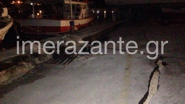 Οι πρώτες εικόνες από τις υλικές ζημιές που προκάλεσε ο μεγάλος σεισμός στην Ζάκυνθο