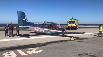 Εντυπωσιακές εικόνες από την αναγκαστική προσγείωση αεροσκάφους στο «Νίκος Καζαντζάκης» – ΦΩΤΟ