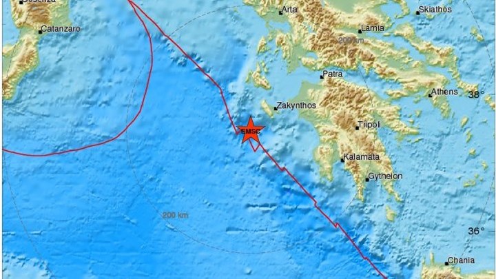 Νέος σεισμός  4,8 Ρίχτερ στη Ζάκυνθο